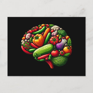 Carte Postale Alimentation du cerveau