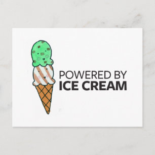 Carte Postale Alimenté par la glace à la crème