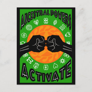 CARTE POSTALE ALKEBULAN - ACTIVATION DES PUISSANCES ANCESTRALES