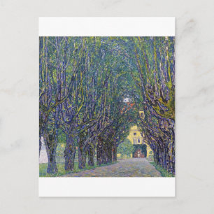Carte Postale Allee à Schloss Kammer, Gustav Klimt