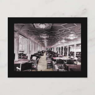 Carte Postale Allée de la salle à manger Titanic