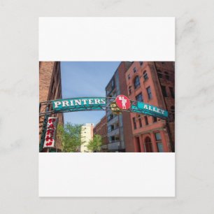 Carte Postale Allée de l'imprimante