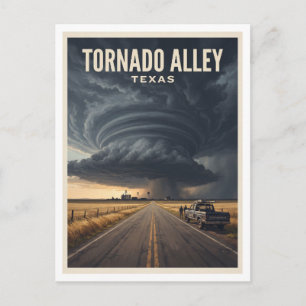 Carte Postale Allée des Tornades, Texas Panhandle Amarillo Cadea