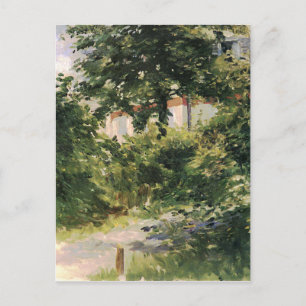 Carte Postale Allée du jardin à Rueil Edouard Manet