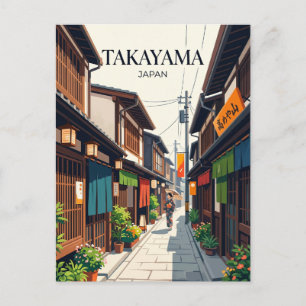 Carte Postale Allée Sanmachi Suji Japon
