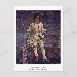 Carte Postale Allégation De Paresse Par Francesco Del Cossa