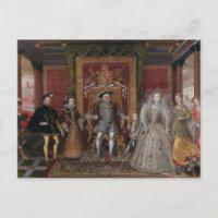 Allégorie de la succession Tudor : La famille de