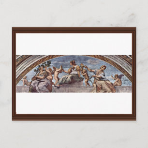 Carte Postale Allégorie de la vertu par Raffael (meilleure quali