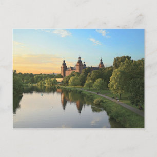 Carte Postale Allemagne, Aschaffenburg, Schloss (château)