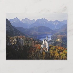 Carte Postale Allemagne, Bavière, Château de Neuschwanstein. Roi