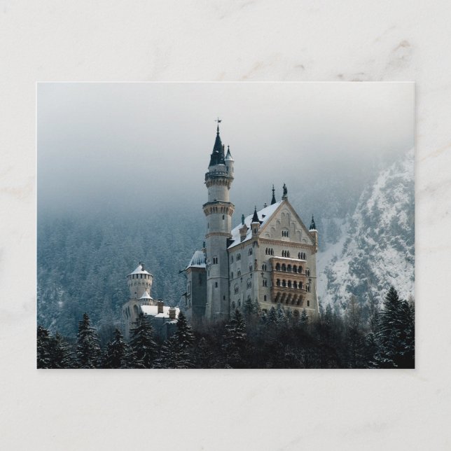 Carte Postale Allemagne Château de Neuschwanstein (Devant)