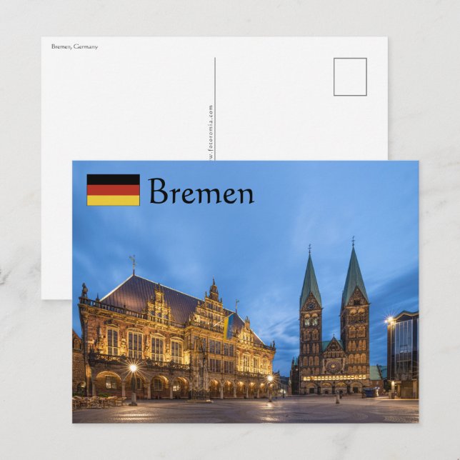 Carte Postale Allemagne de Brême (Devant / Derrière)