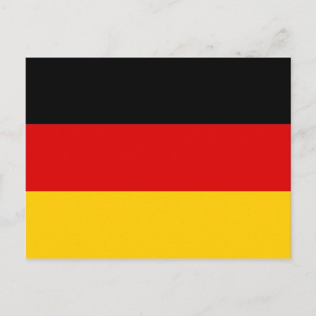 Carte Postale Allemagne - Drapeau - (Devant)