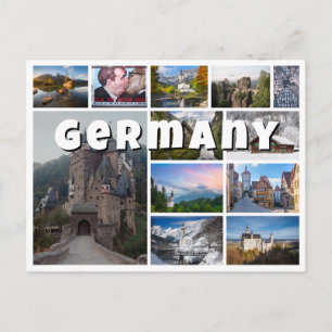 Carte Postale Allemagne photo collage souvenir