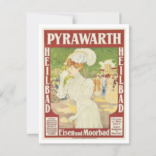 Carte Postale Allemagne, Pyrawarth Heilbad, Culture Spa Vintage