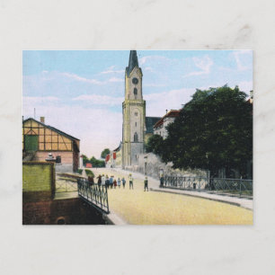 Carte Postale Allemagne vintage, Germersheim Ringstrasse