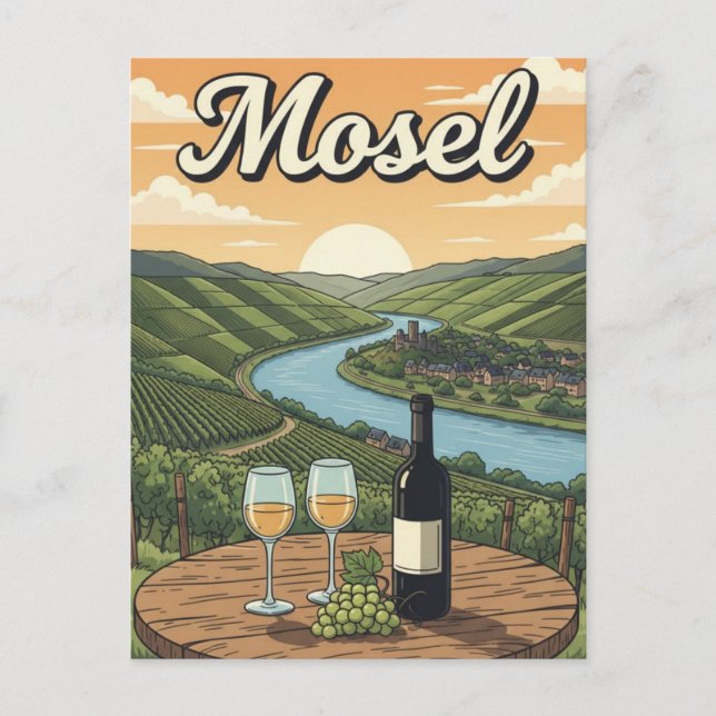 Carte Postale Allemagne Voyage par bateau (Devant)