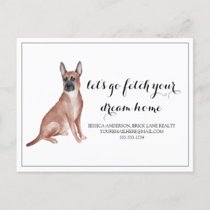 Carte Postale Allemand Shepard Chien Immobilier Acheter Marketin