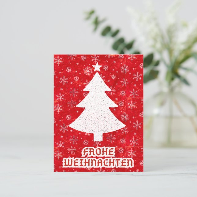 CARTE POSTALE ALLEMANDE DE NOËL (Debout devant)