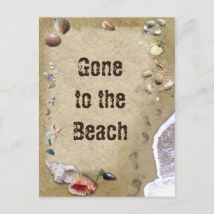 Carte Postale Aller à la plage