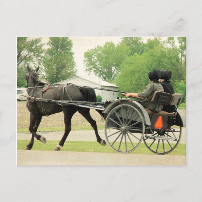 Carte Postale Aller en ville (Devant)