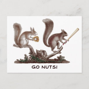 Carte Postale Aller Nuts Rally Squirrel Salutations de St Louis!