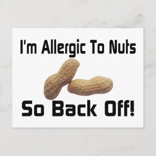 Carte Postale Allergique Aux Noix