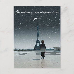 Carte Postale Allez où vos rêves vous mènent