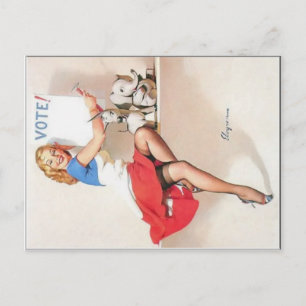 Carte Postale Allez voter !
