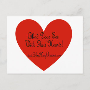 Carte Postale Alliance de Secourt de chien aveugle