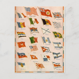 Carte Postale Alliés de la Première Guerre mondiale