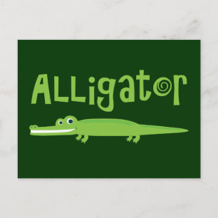 Carte Postale Alligator