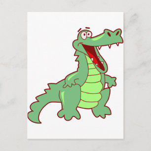 Carte Postale Alligator de dessin