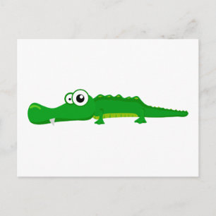 Carte Postale Alligator mignon