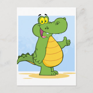 Carte Postale Alligator Souriant Ou Crocodile