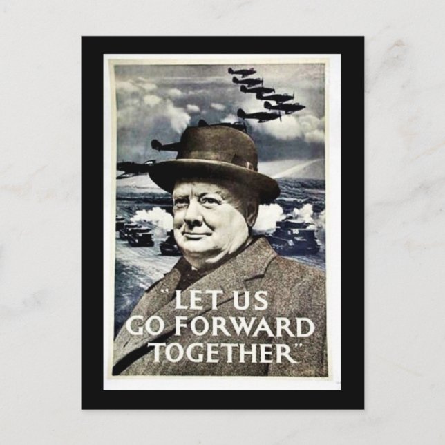 Carte Postale Allons En Guerre (Devant)