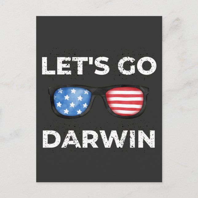 Carte Postale Allons-y Darwin (Devant)