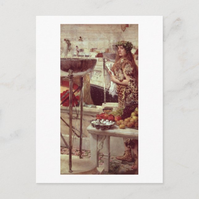 Carte Postale Alma-Tadema | Préparations au Colisée, 1912 (Devant)