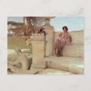 Carte Postale Alma Tadema The Voice of Spring 1908
