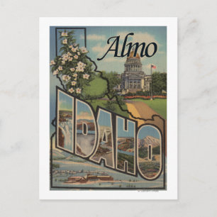 Carte Postale Almo, IdahoGrandes lettres ScènesAlmo, ID