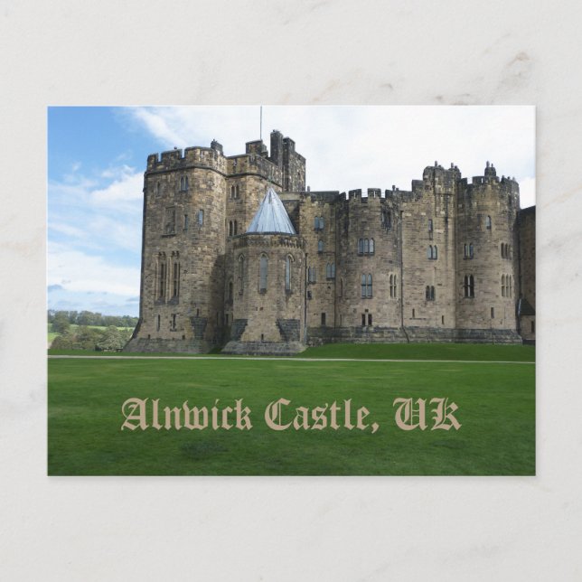 Carte Postale Alnwick Castle UK (Devant)