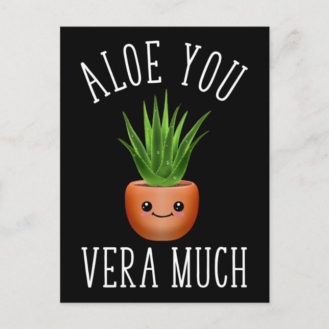 Carte Postale Aloe Vous Vera Beaucoup (Devant)
