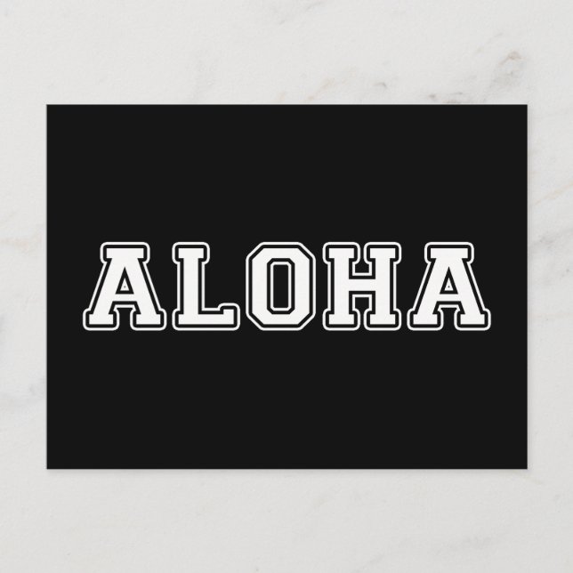 Carte Postale Aloha (Devant)