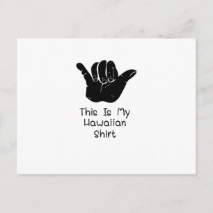 Carte Postale Aloha C'Est Mon Hawaïen