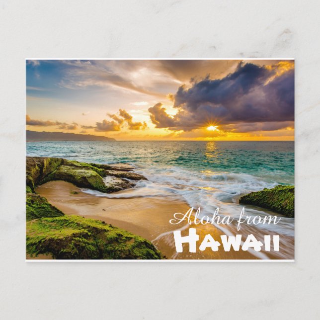 Carte Postale Aloha de Hawaii Postcard (Devant)