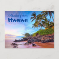 Aloha de Hawaii Postcard