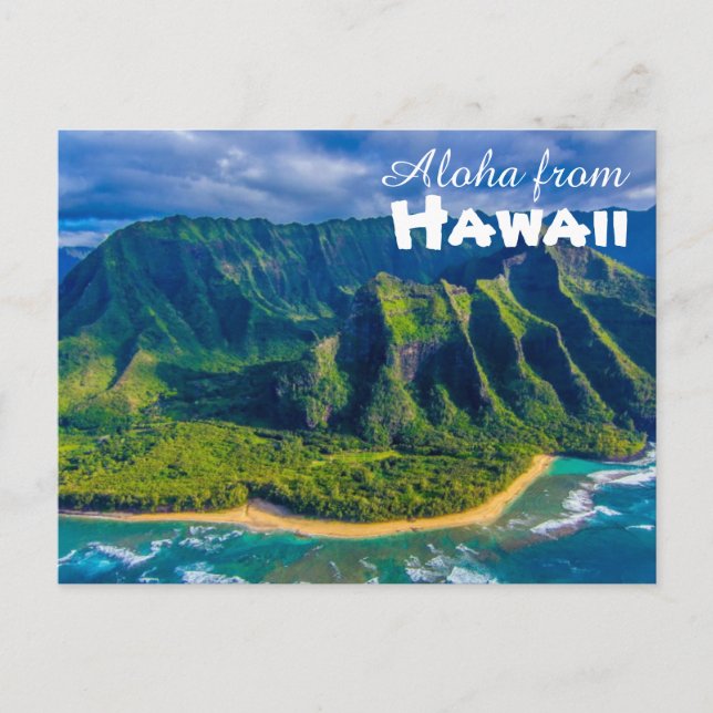 Carte Postale Aloha de Hawaii Postcard (Devant)