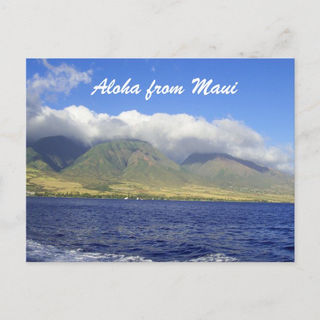 Carte Postale Aloha de Maui Hawaii (Devant)
