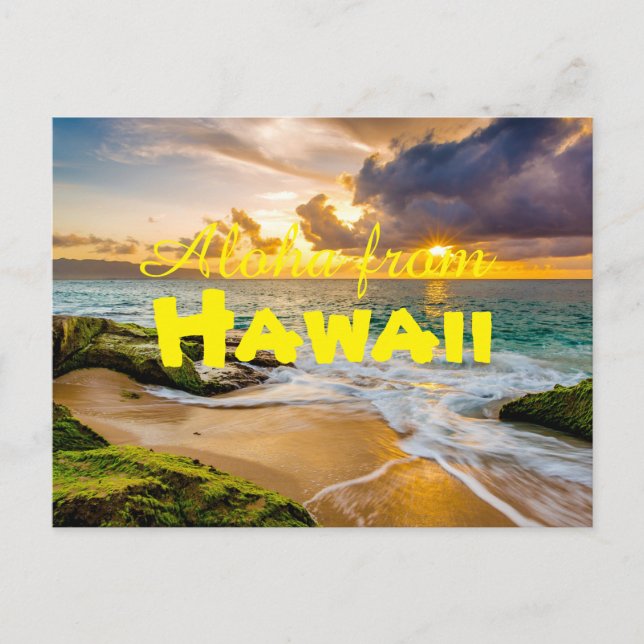 Carte Postale Aloha d'Hawaii (Devant)