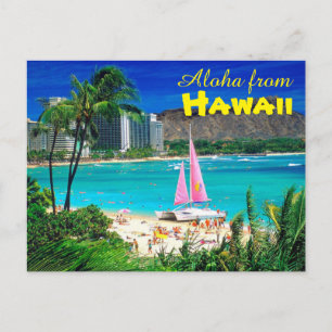 Carte Postale Aloha d'Hawaii